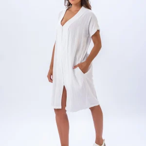 Túnica Eve Cotton Gauze Blanco