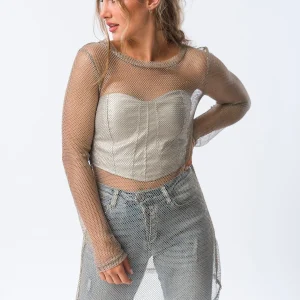 Vestido Oure C/Manga Plata